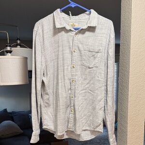 Marine Layer Men's Shirt with Subtle Stripes